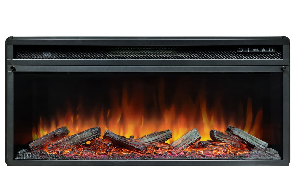 Каминокомплект Royal Flame Basel R с очагом Vision 42 LOG LED белый с черным