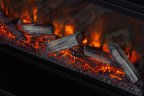 Каминокомплект Royal Flame Basel R с очагом Vision 42 LOG LED белый с черным