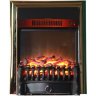 Каминокомплект Interflame Экстер М темный дуб угловой с очагом Fobos FX M Brass