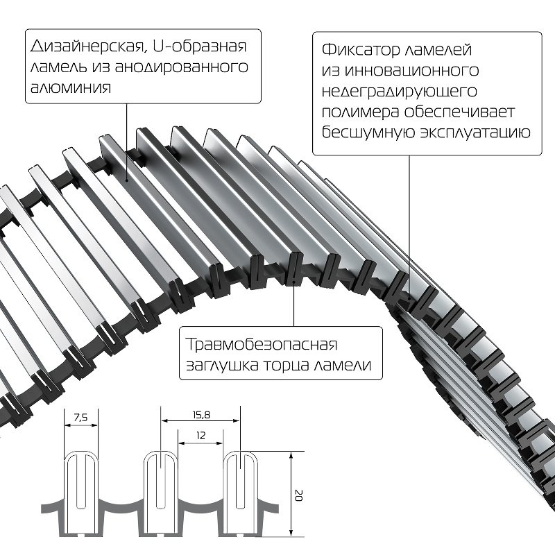 Внутрипольный конвектор Royal Thermo Atrium 90/200/800-DG-U-NA